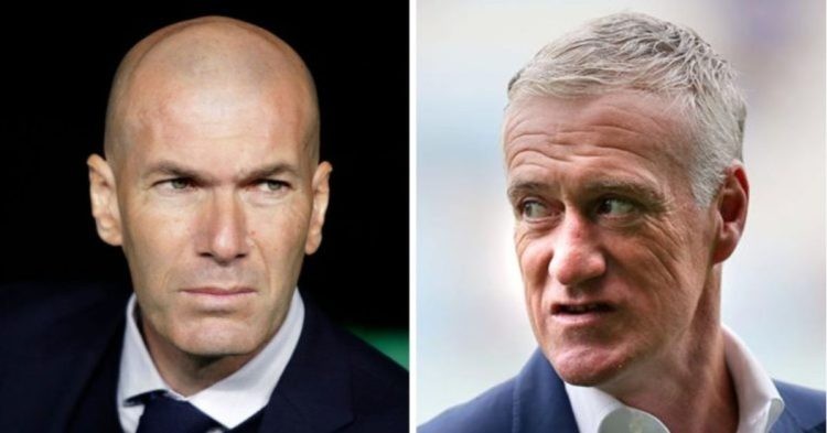 Zinedine Zidane and Didier Deschamps