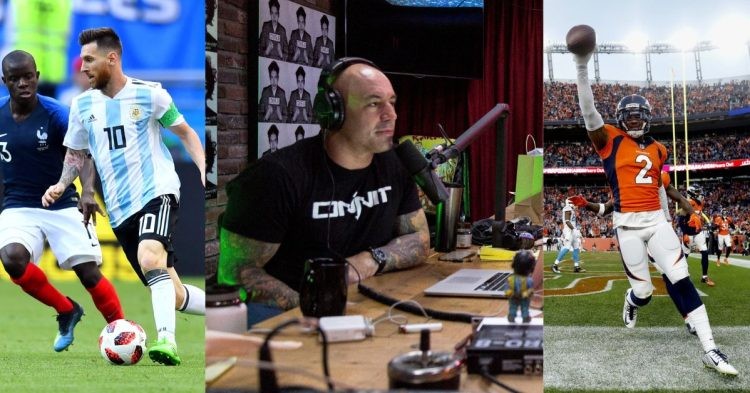 Joe Rogan says soccer is more difficult than NFL.