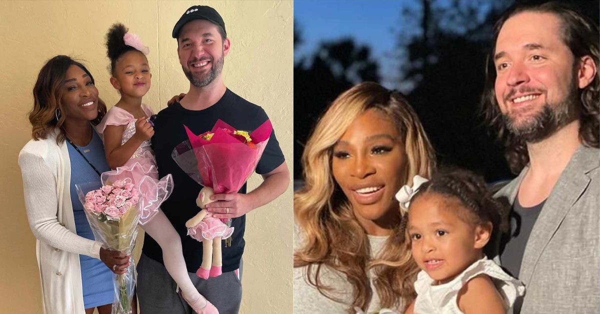Serena Williams and Alexis Ohanian with daughter Olympia Ohanian (Credit: Instagram)