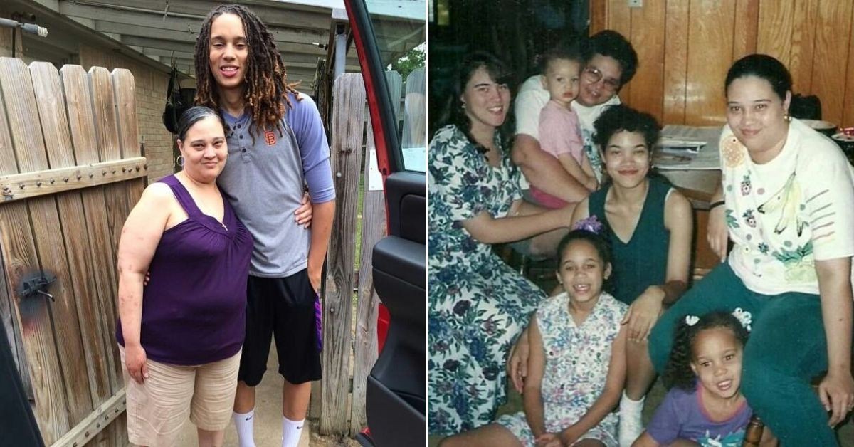 Brittney Griner with her mother