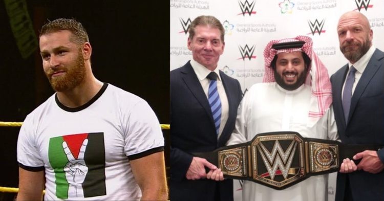 Sami Zayn will leave the WWE if the rumors of Saudi Arabia buying WWE are true