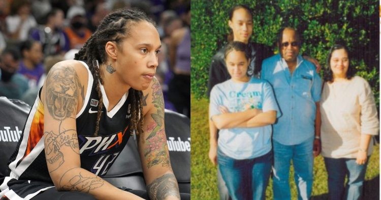 Brittney Griner and Raymond Griner with their family