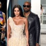 Kanye West, Kim Kardashian, Chris Paul, and Bianca Censori