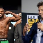 Jeremy Renner and Floyd Mayweather