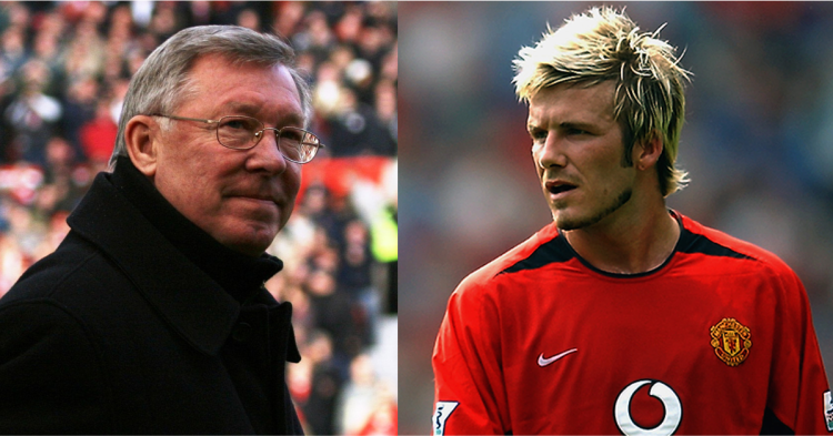 Sir Alex Ferguson and David Beckham