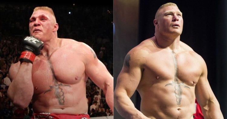 Brock Lesnar during his time with UFC.