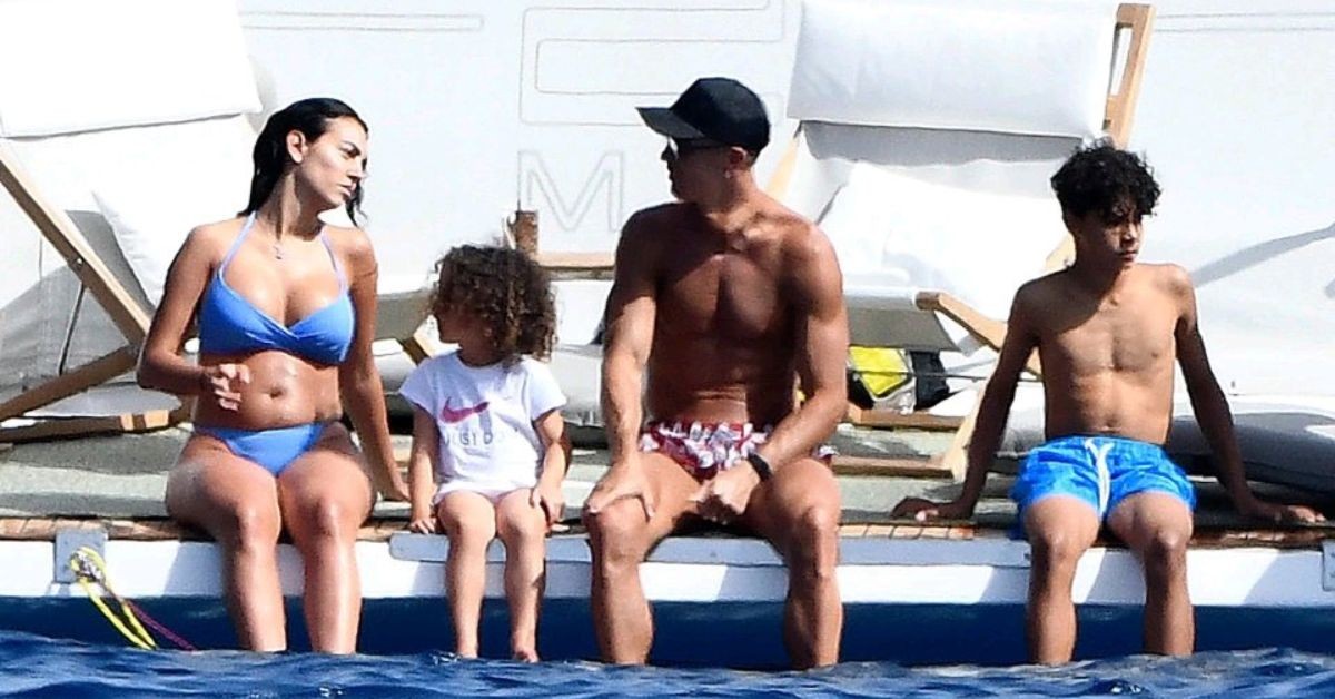 Cristiano Ronaldo's family on vacation.