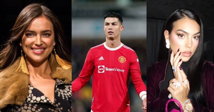 Irina Shayk, Cristiano Ronaldo, and Georgina Rodriguez