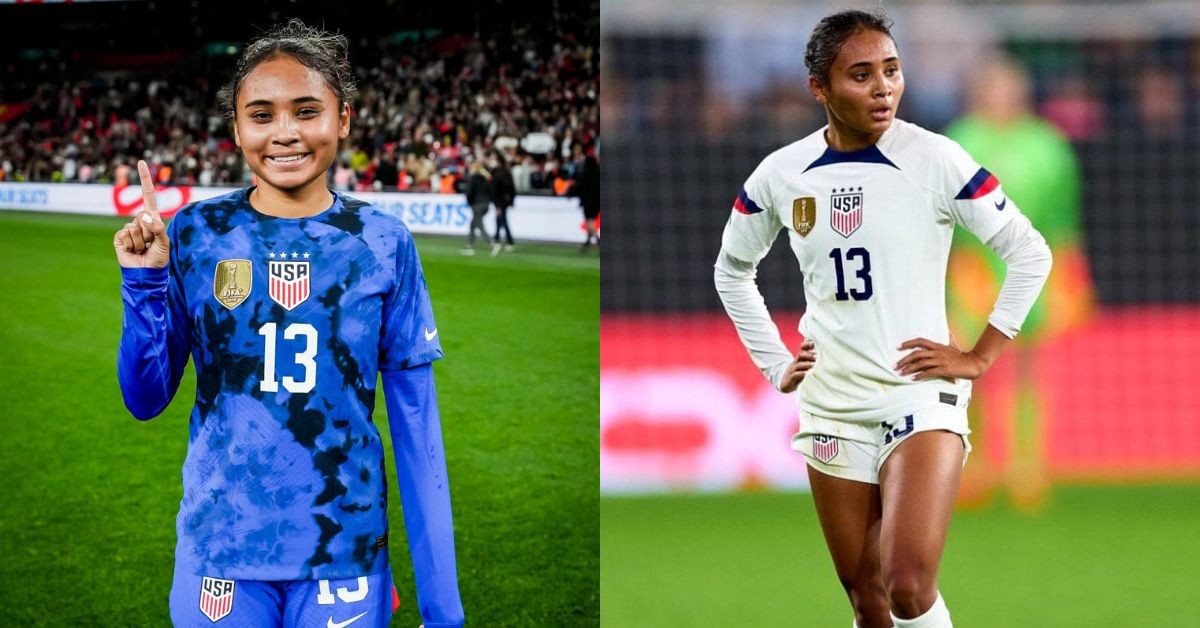 Alyssa Thompson made her debut for the USWNT at 17