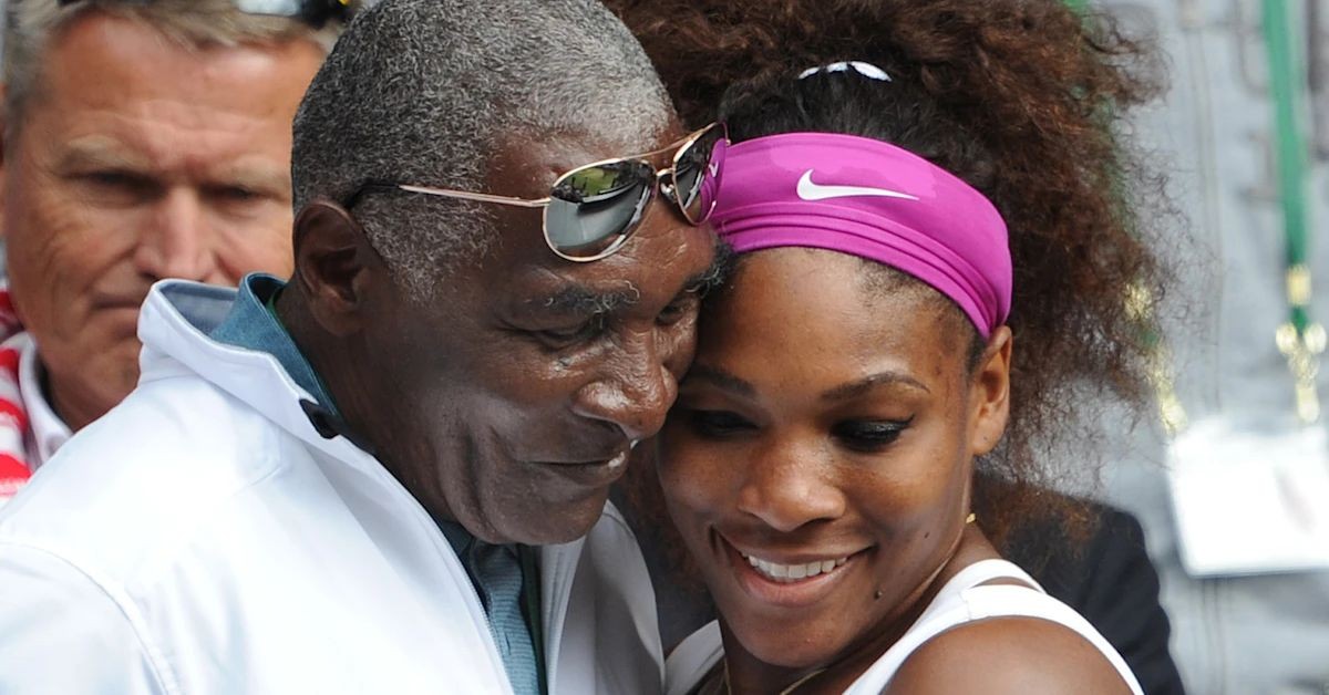 Serena Williams with her father Richard Williams (Credit: TODAY)