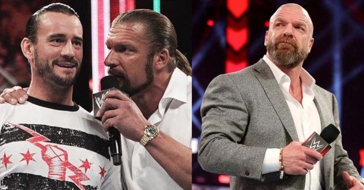 Triple H with CM Punk