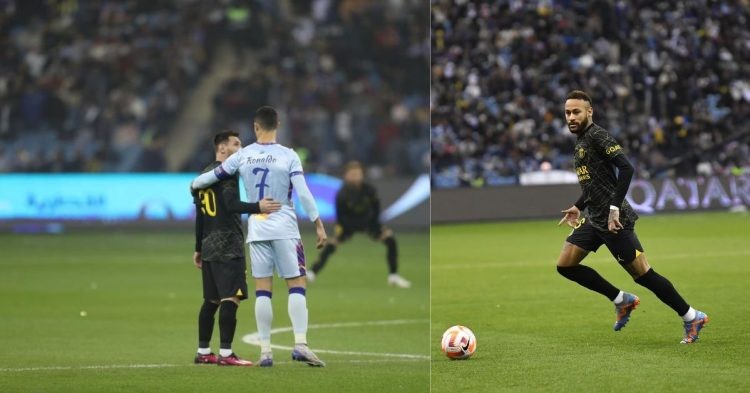 Fans leave livestream in huge numbers after Cristiano Ronaldo and Lionel Messi were subbed off.