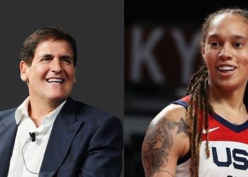 Mark Cuban and Brittney Griner