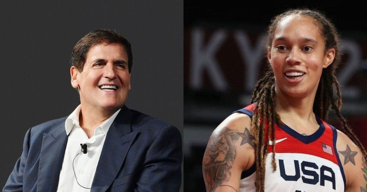 Mark Cuban and Brittney Griner