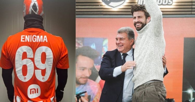 Last week Gerard Pique's Kings League has produced a masked player named 'Enigma'