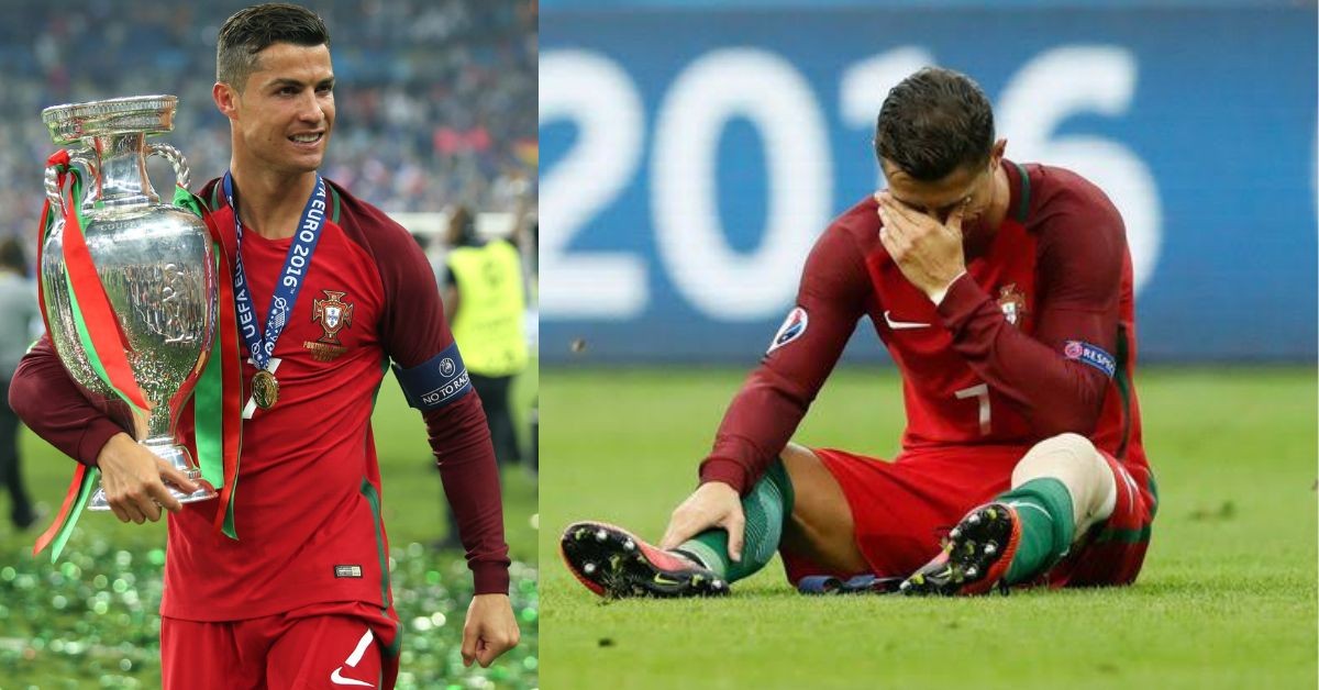 Cristiano Ronaldo had the ultimate laugh in the 2016 Euro Final