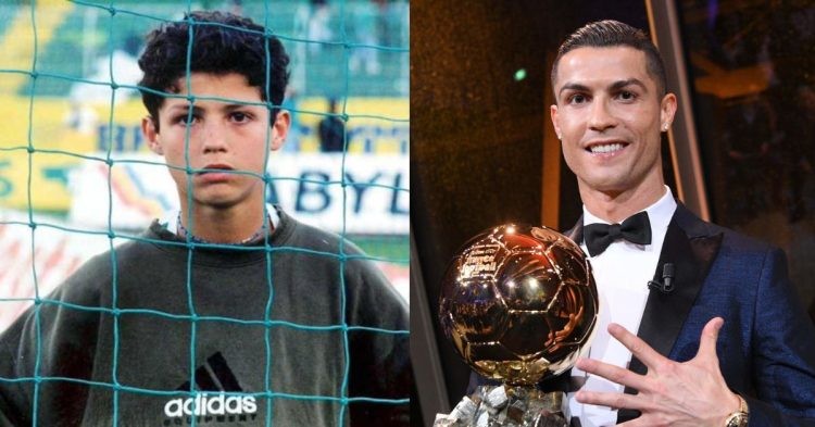 Cristiano Ronaldo's evolution from a skinny kid to soccer legend