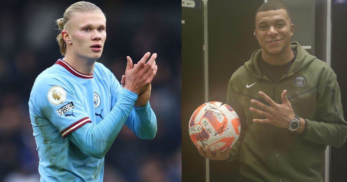 Kylian Mbappe and Erling Haaland are on fire this season