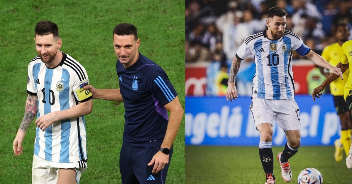 Argentina boss Lionel Scaloni is hopeful about Lionel Messi playing his sixth World Cup