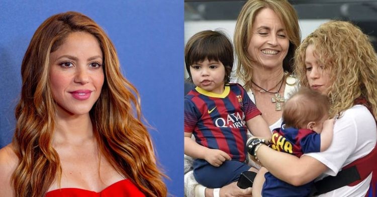 Shakira and Gerard Pique's mother, Montserrat Bernabeu