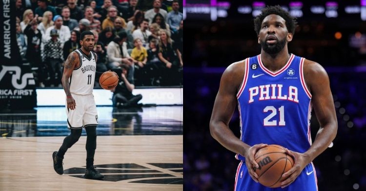 Kyrie Irving and Joel Embiid
