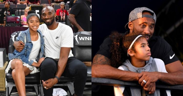 Kobe Bryant with his daughter Gianna