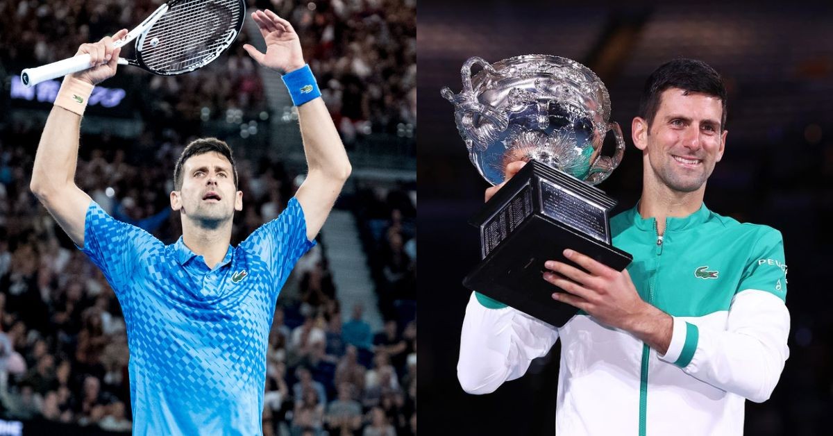 Novak Djokovic crowned as the Australian Open 2021 winner (Credit: Eurosport)