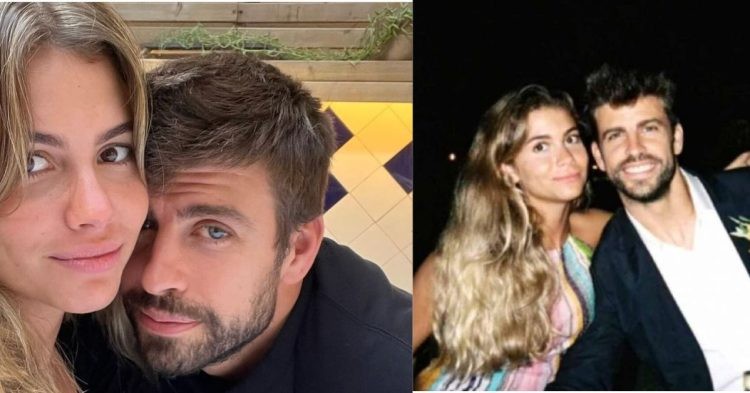 Gerard Pique and Clara Chia Marti laugh off reports about her facing anxiety issues.