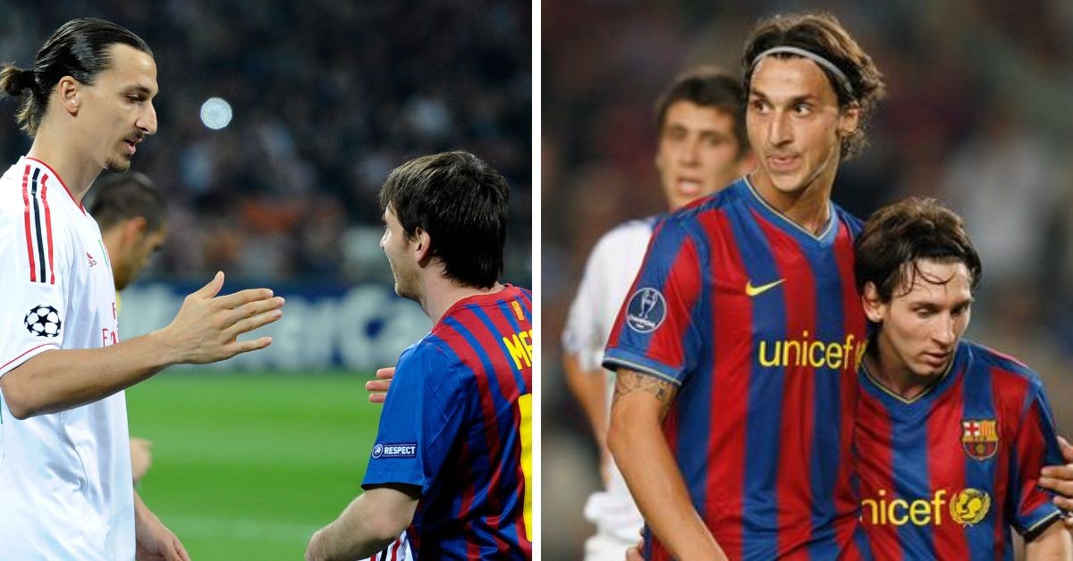 Lionel Messi and Zlatan Ibrahimovic