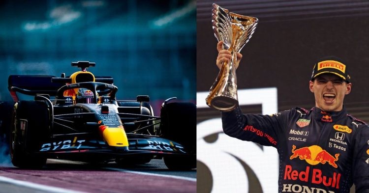 RB18 (left) , Max Verstappen (right) (Credit- Autosport, The New York Times)