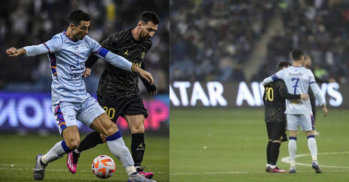 Lionel Messi and Cristiano Ronaldo faced off in a friendly match on January 19