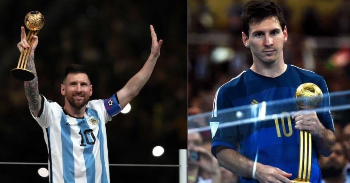 Lionel Messi is the only player to win two Golden Ball awards at the World Cup