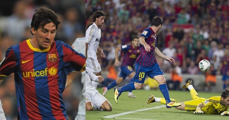 Fans react to Lionel Messi's fantastic performance in the Supercopa de Espana 2011.