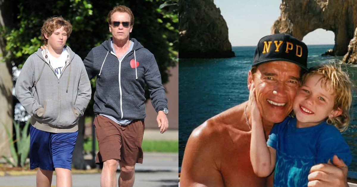 Christopher Schwarzenegger and Arnold Schwarzenegger (Credit: Zimbio and Facebook)
