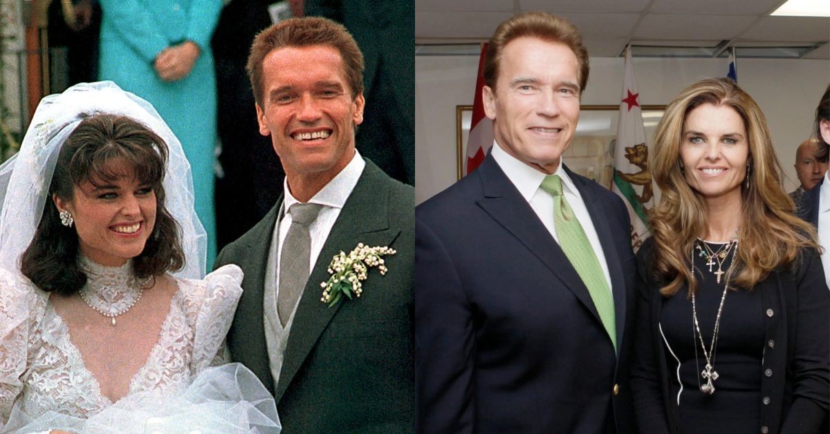 Arnold Schwarzenegger and Maria Shriver (Credit: USA Today and Wonderwall)
