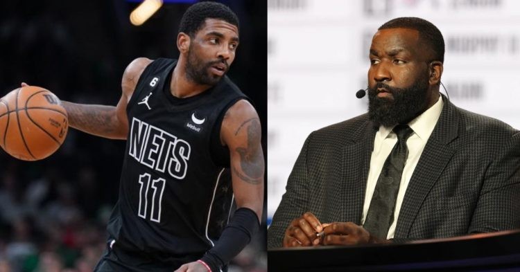 Kyrie Irving and Kendrick Perkins