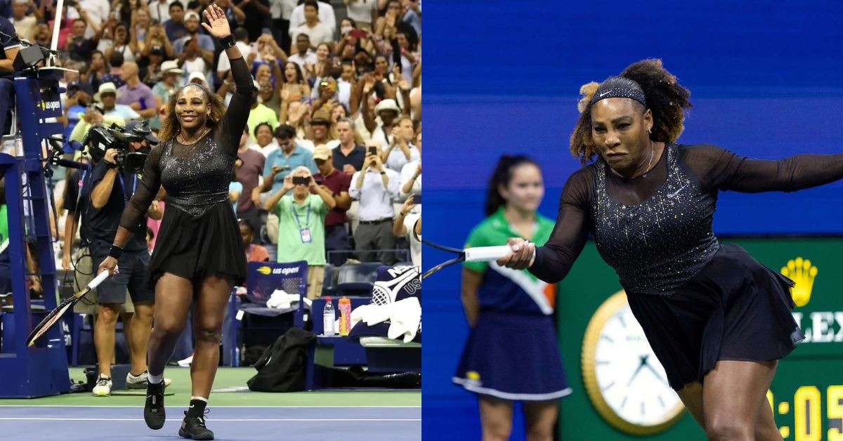 Serena Williams making her final appearance at the US Open 2022 (Credit: People)