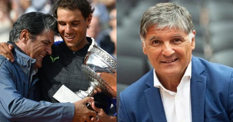 Rafael Nadal with his uncle and former coach Toni Nadal (Credit: Tennis Heads)