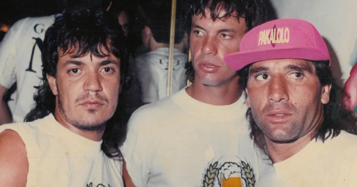 Carlos Kaiser (left), Gaúcho and Renato Gaúcho were the biggest party animals in Brazilian football in the 1980s and 1990s. 