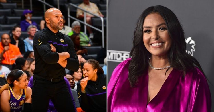 Derek Fisher and Vanessa Bryant (Credits - Swish Appeal and Marca)