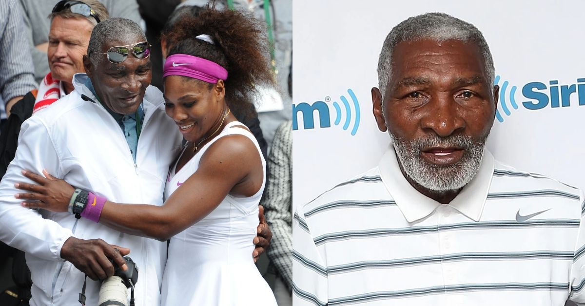 Serena Williams with her father Richard Williams (Credit: Variety)