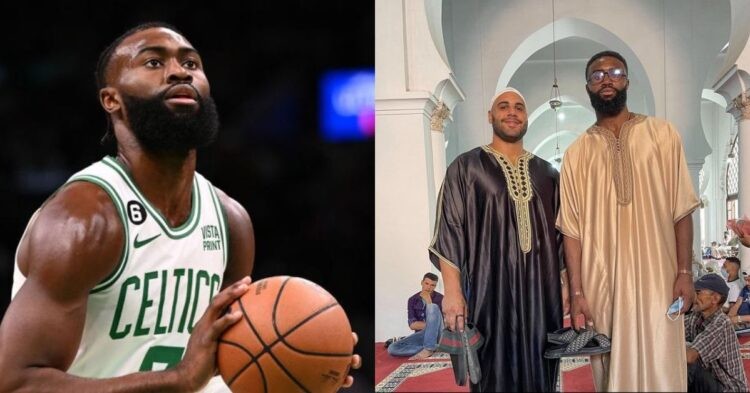 Jaylen Brown on the court and in a Mosque