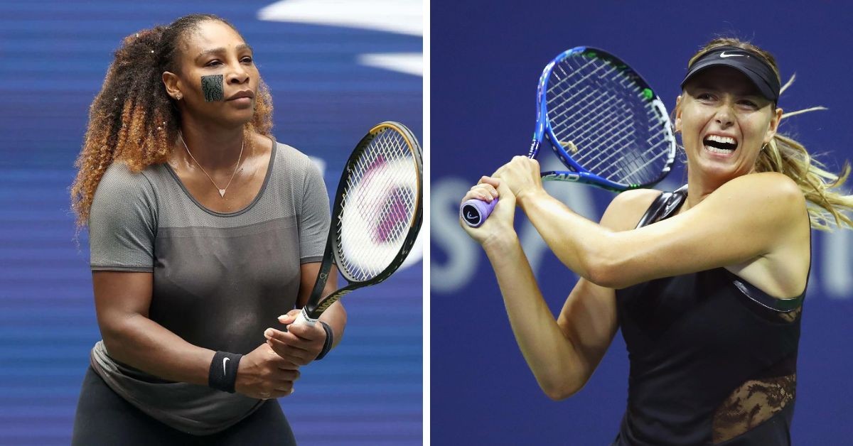 Serena Williams and Maria Sharapova 