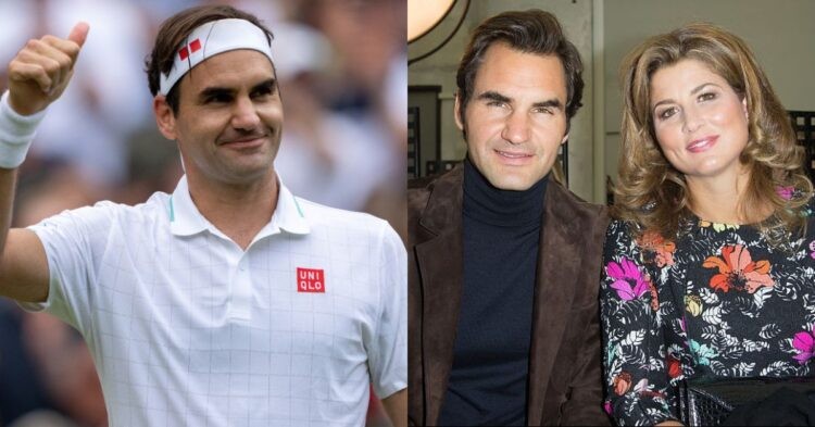 Roger Federer and his wife Mirka Federer (Credit: Twitter)
