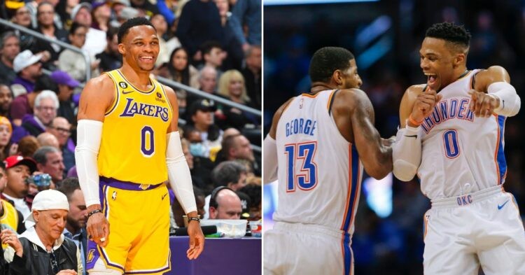 Russell Westbrook and Paul George