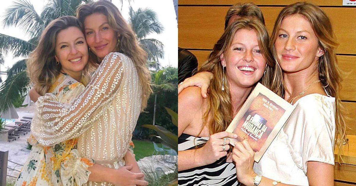 Gisele Bundchen's twin sister Patricia (Credit: People and WhoWhatWear)