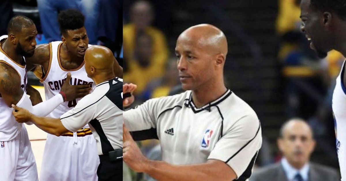 Marc Davis giving unfair calls to NBA players (credits - Mens Journal and Daily Hive)