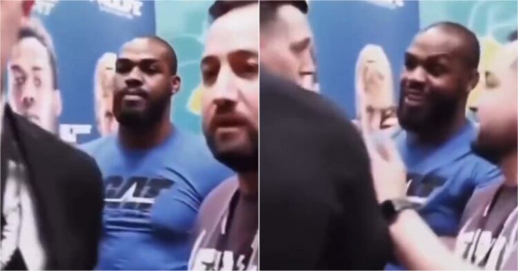 Jon Jones viral bodybuilder confrontation