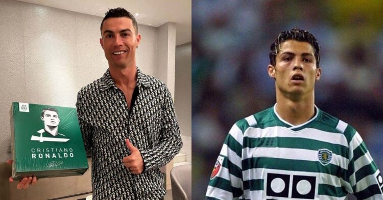 Cristiano Ronaldo received a tribute box from Sporting Lisbon on his birthday