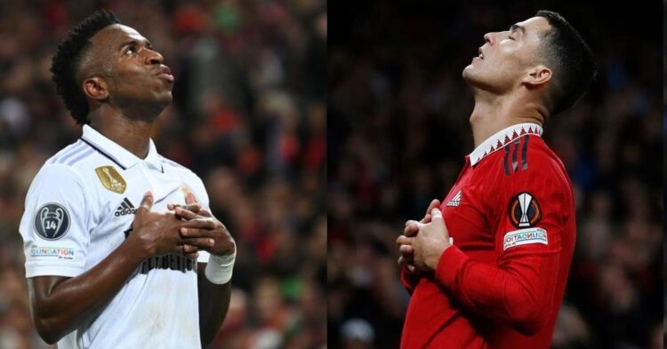 Vinicius Jr. and Cristiano Ronaldo.